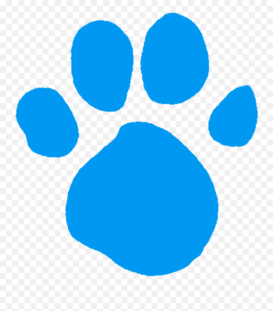 Blueu0027s Light Blue Pawprint Blueu0027s Clues Paw Print Little Emoji,Reduce Scrap Emoji