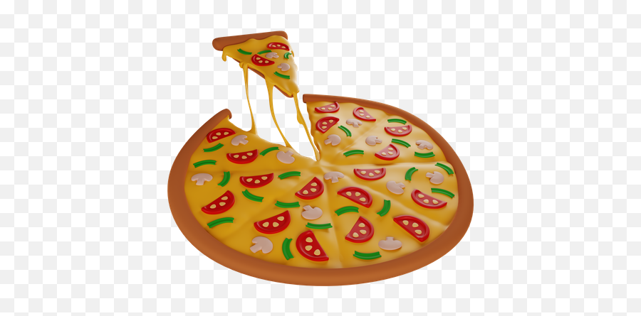 3 D Pizza 3d Illustrations Designs Images Vectors Hd Graphics Emoji,Plain Pizza Emoji