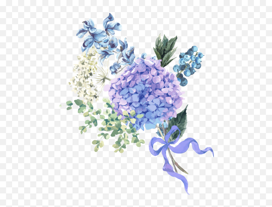 Boquet Bouquet Watercolor Sticker Emoji,Boquet Emoji