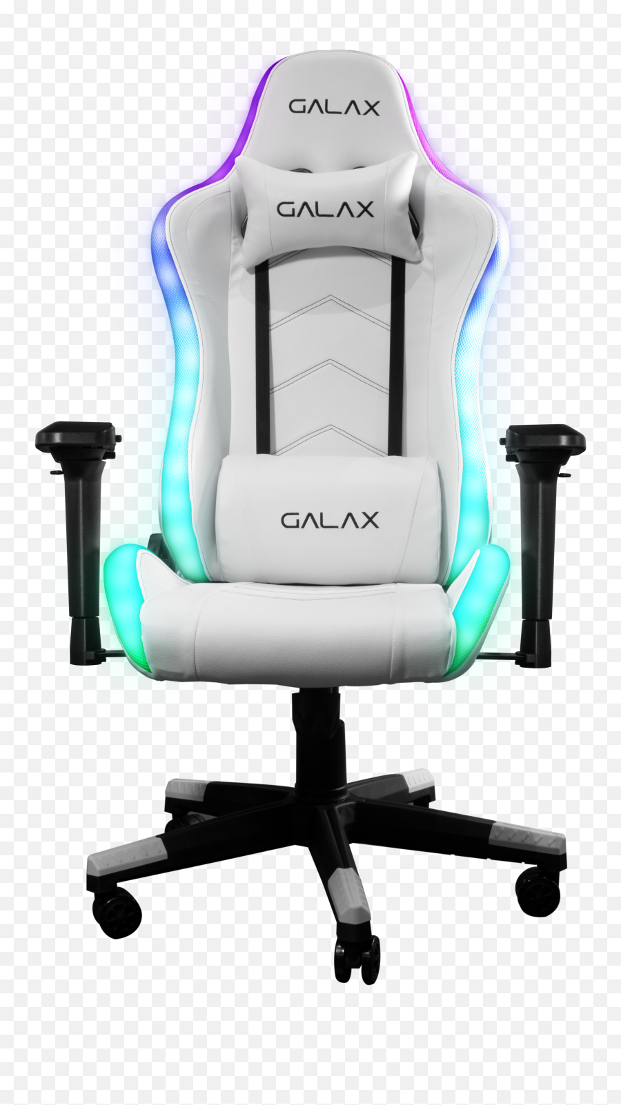 Galax Gaming Chair - 02 Rgb White Emoji,Esports Chair Emoji Function