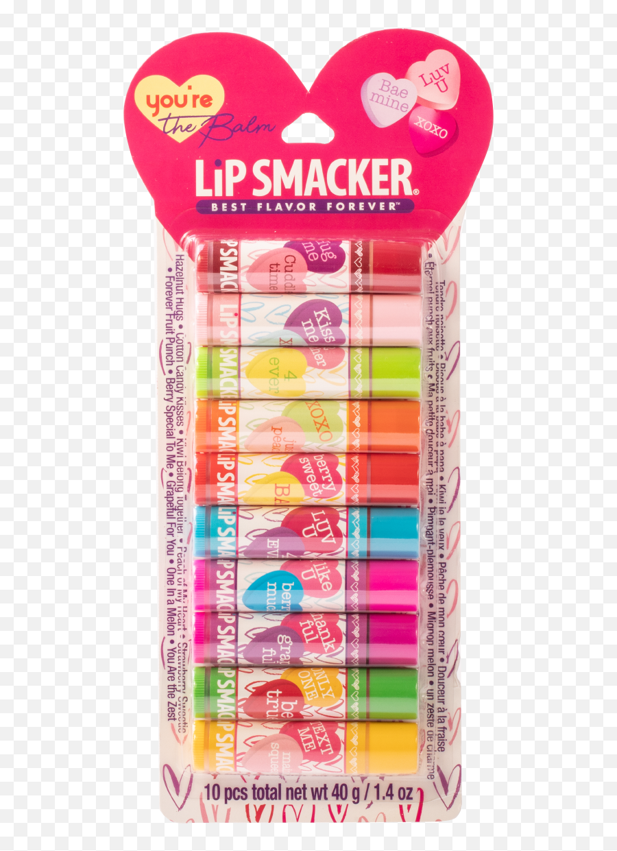 Lip Smacker Youu0027re The Balm 10 Piece Lip Balm - Lip Smacker Emoji,Hazelnut Emoji