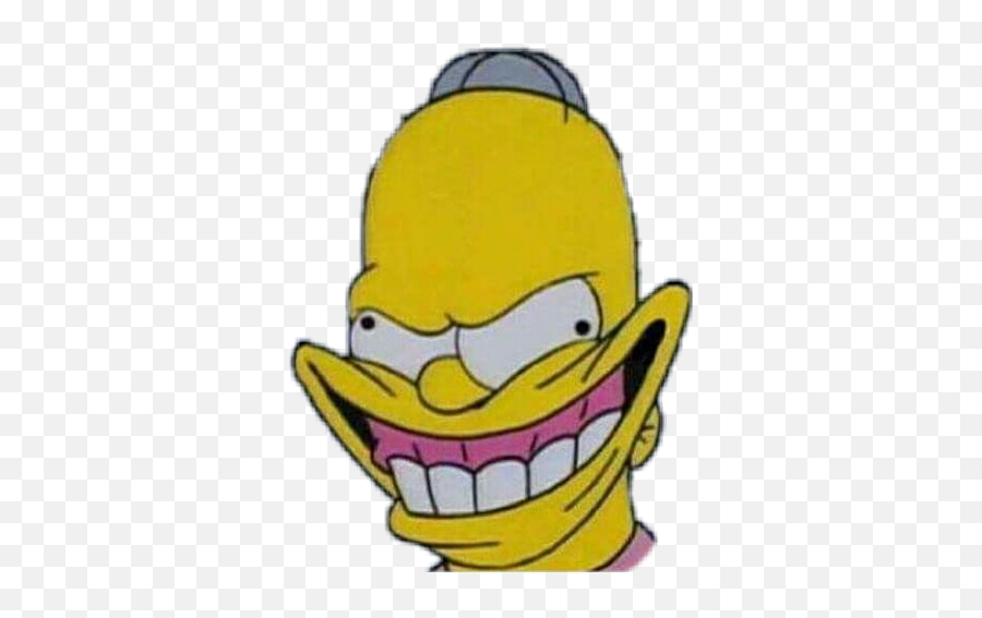 Angry Fake Smile Fakesmile Homer - Angry Fake Smile Cartoon Emoji,Homer Emoticon
