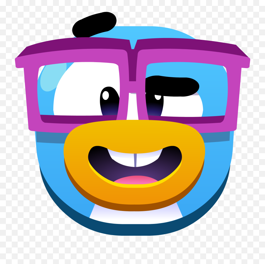 Nerd Clipart Emoji - Club Penguin Island Emojis,Nerd Emoji