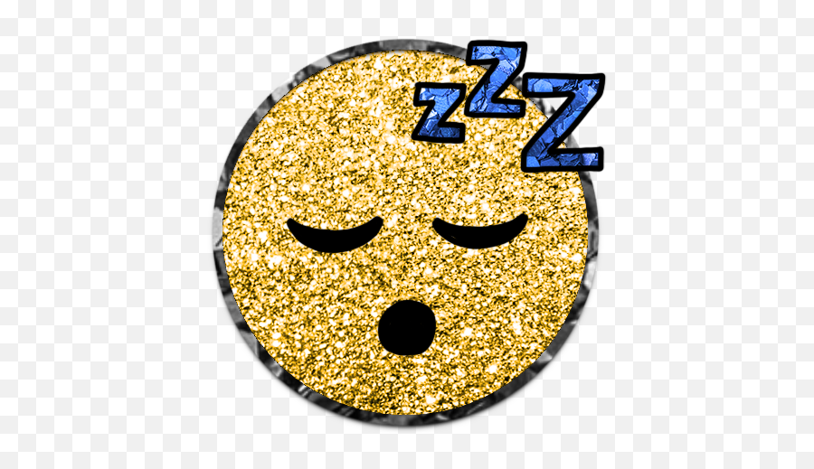 Sleepingemoji Sleepemoji Tired Sticker By Stacey4790 - Emoticon Smile Png In Gold Colour,The Sleeping Emoji