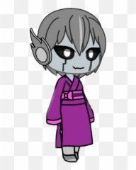 Gacha Gachalife Purple Kawaii Sticker By Monsterverse - Draw Gacha Life Robot Emoji,Purple Robot Emoji
