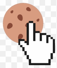 Cookieclicker - Discord Emoji Cute Aesthetic Custom Cursor,Cookie Emoji Transparent