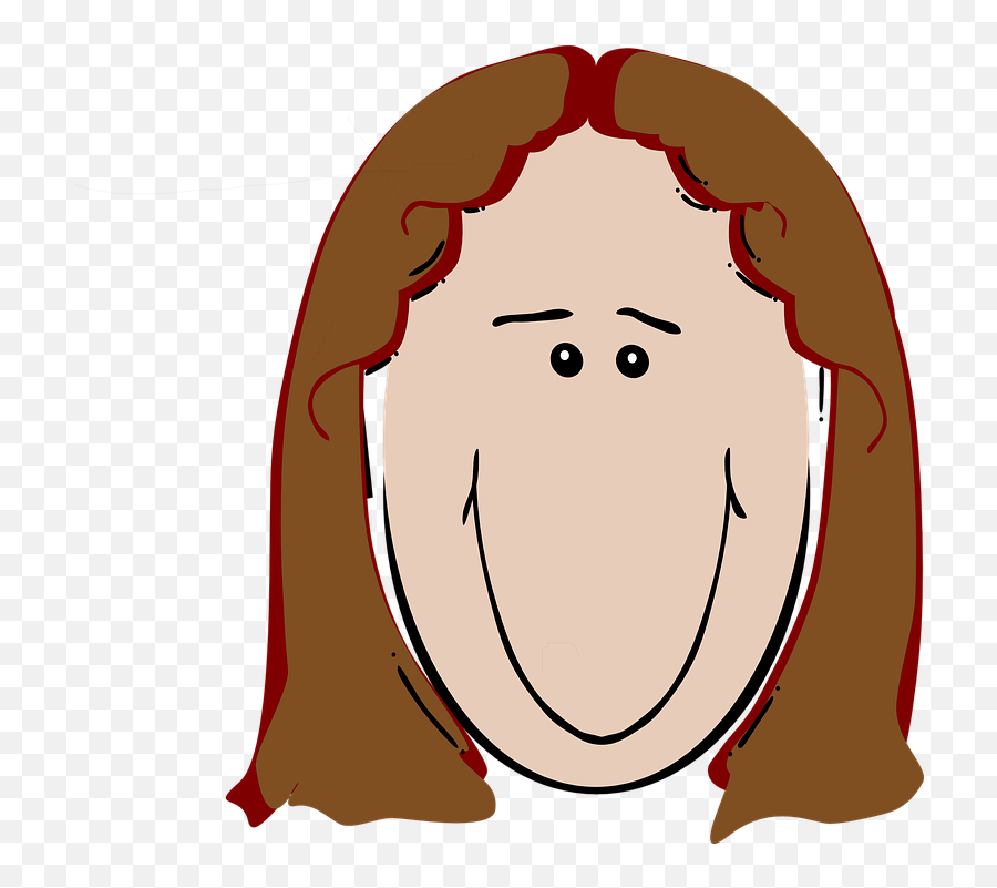 Brown Hair No Face Png U0026 Free Brown Hair No Facepng - Clipart Of Fat Face Png Emoji,Dreadlock Emoji