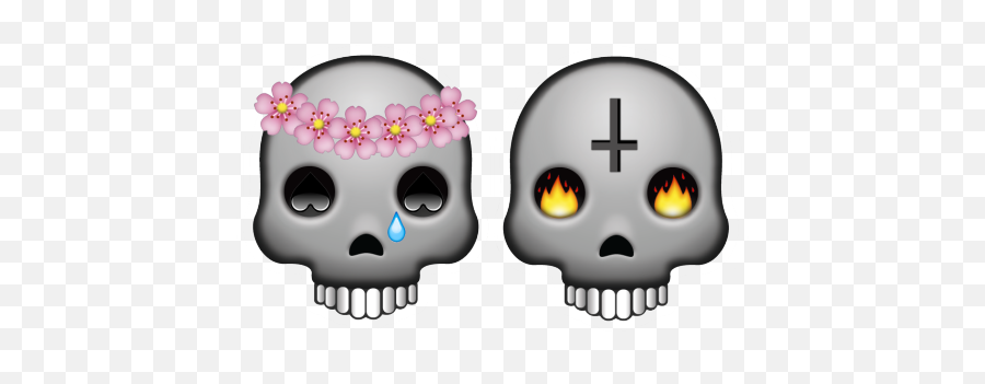 Skull Emoji Transparent Background Png - Creepy,Skull Emoji