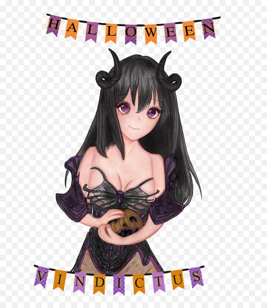 Event And Contests - Halloween Event Anime Girl Png Emoji,Vindictus Emoji