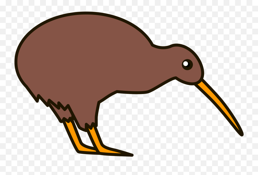 Kiwi Bird Clipart - Clipart Kiwi Bird Png Emoji,Kiwi Bird Emoji