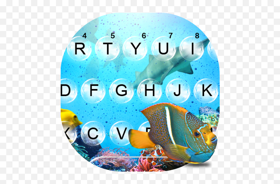 2021 Underwaterworld Live Keyboard Theme Pc Android - Aquarium Fish Emoji,Emoji Keyboard For Galaxy S7