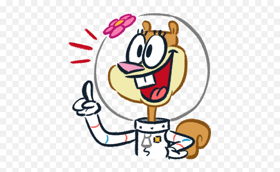 Top Sandy Cheeks Spongebob Stickers For - Spongebob Png Sticker Emoji,Spongebob Emojis