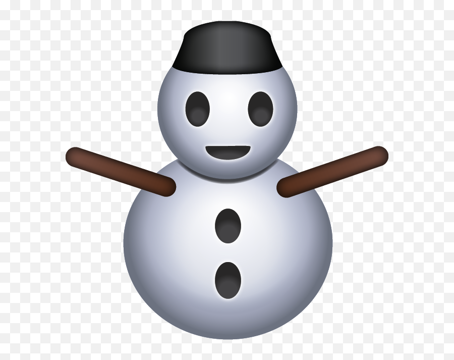 Download Snowman Emoji Icon - Frosty The Snowman Emoji,Snowman Emoji