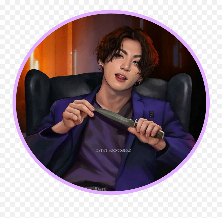 Bts Instagrampage Sticker - Jungkook Psycho Emoji,Sexy Peach Emoji