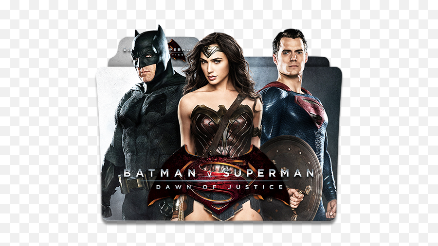 Batman Vs Superman Folder Icon - Superman Batman And Wonder Woman Poster Emoji,Batman V Superman Emoji