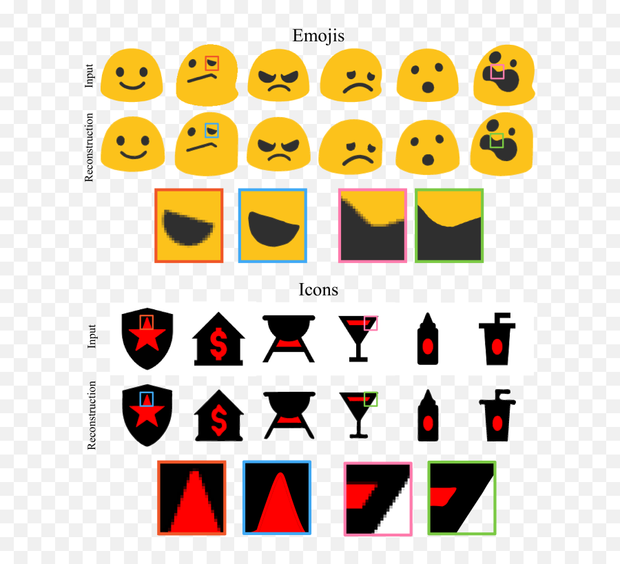 Im2vec Synthesizing Vector Graphics Without Vector - Happy Emoji,Emoji 2 Answers Level 23