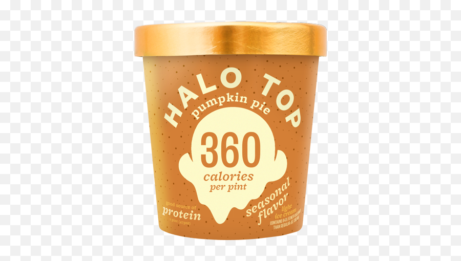 Halo Top Pumpkin Pie Ice Cream 1 Pint - Halo Top Pumpkin Pie Ice Cream Emoji,Pumpkin Pie Emoji