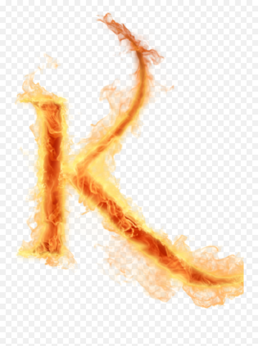 Fire Letters Az Png Transparent Png - Transparent Fire Letters Png Emoji,Emoji Letter K