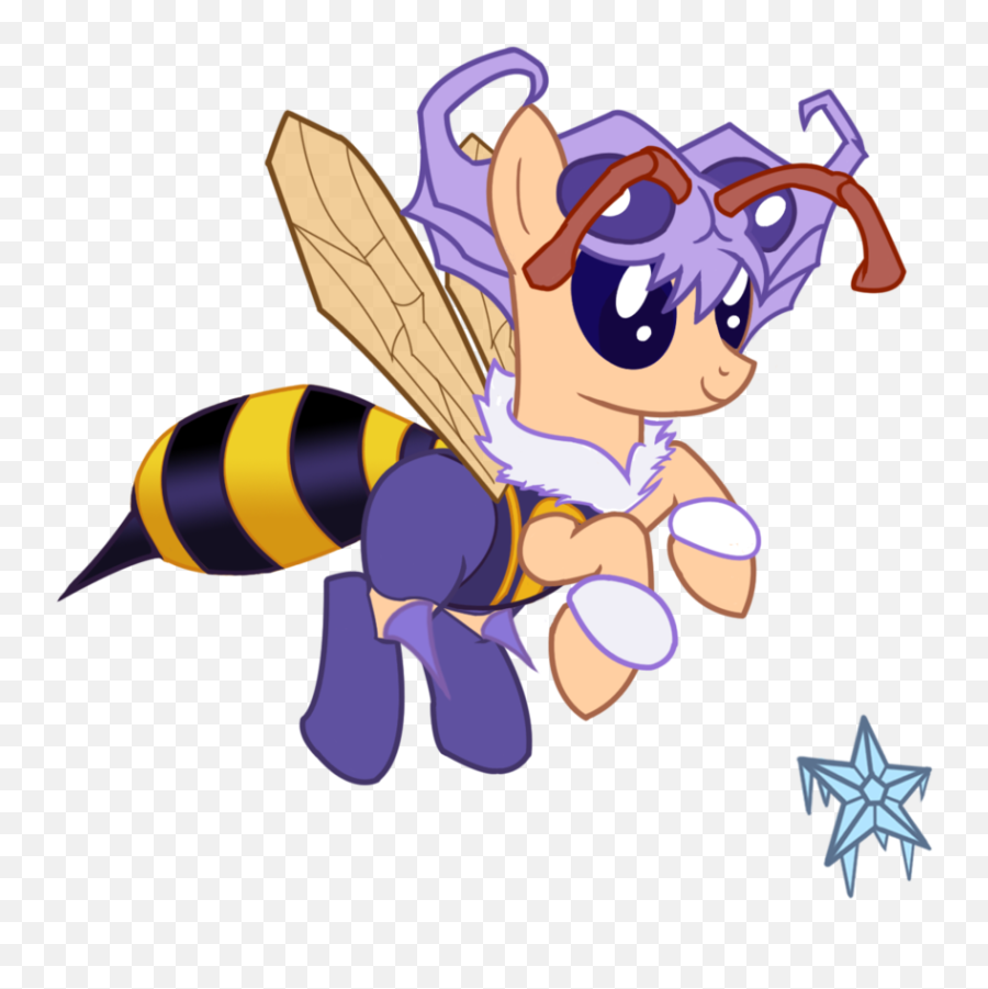 Darkstalkers Ponified Q - Bee Queen Bee Safe Beepony Emoji,Bee Emoji Png
