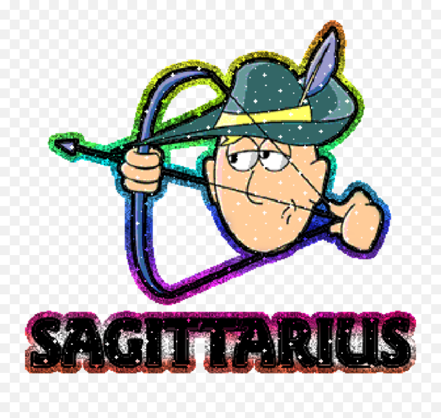 Sagittarius Zodiac Horoscope Sticker By R Dayberry - Language Emoji,Sagittarius Sign Emoji