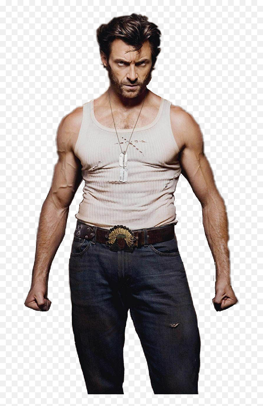 Hughjackman Wolverine Actor Sticker - Wolverine Macho Alfa Emoji,Pec Muscle Emojis