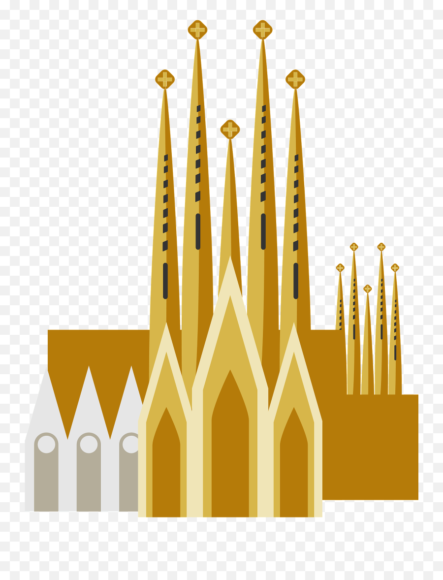Sagrada Família Roman Cathedral - Sagrada Familia Barcelona Png Emoji,Barcelona Emoji