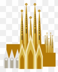 Sagrada Família Roman Cathedral - Sagrada Familia Barcelona Png Emoji,Barcelona Emoji