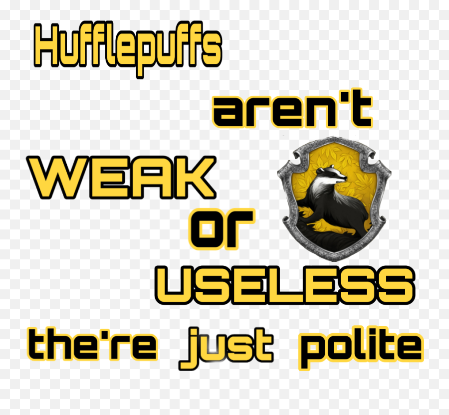 Huffelpuff Ok So Tell Me Sticker By Pouxioumarilena - Hufflepuff Crest Emoji,Emoji Stereotype