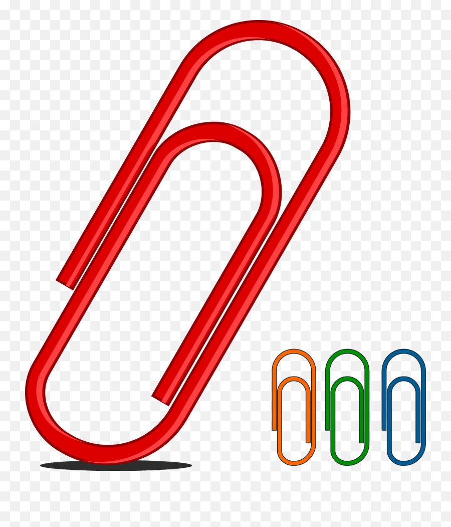 Paper Clips - Paper Clip Clipart Png Transparent Png Colorful Paper Clip Png Emoji,Paperclip Emoji