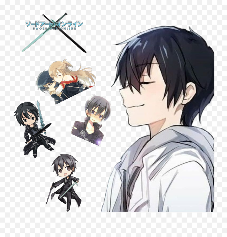 Kirito X Asuna U0026 Similar Hashtags Picsart - Fonte Sword Art Online Emoji,Frazzled Emoji