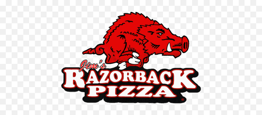 Razorback Pizza Menu - Razorback Pizza Logo Emoji,How Do I Make An Arkansas Razorbazk Emoticon