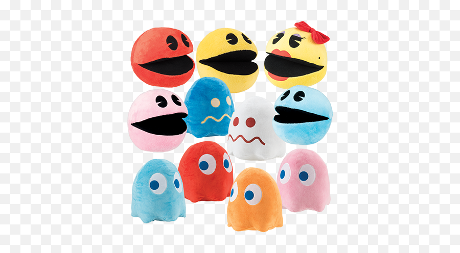 Pac - Man Pac Man Pinky Ghost Plush Emoji,Rip Pacman Emoticon?