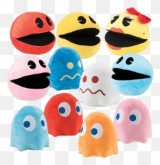 Pac - Man Pac Man Pinky Ghost Plush Emoji,Rip Pacman Emoticon?