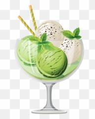 Download Free Png High Resolution Ice Cream Png Clipart - Ice Cream Sundae With Clear Background Emoji,Ice Cream Mint Emojis