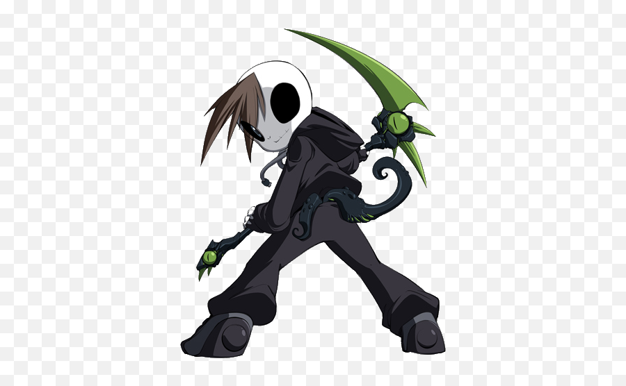 Download Hd Anime Grim Reaper Scythe - Grim Junior Grim Tales From Down Below Grim Jr Emoji,Grim Reaper Emoticon Facebook
