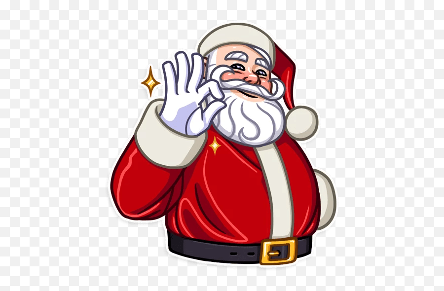 Live Wa Stickers - Santa Claus Emoji,Santa Emoji Page