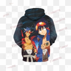 Gurren Lagann Sweatermycarrierresourcescom - Tengen Toppa Gurren Lagann Emoji,Kamina Glasses Emoticon