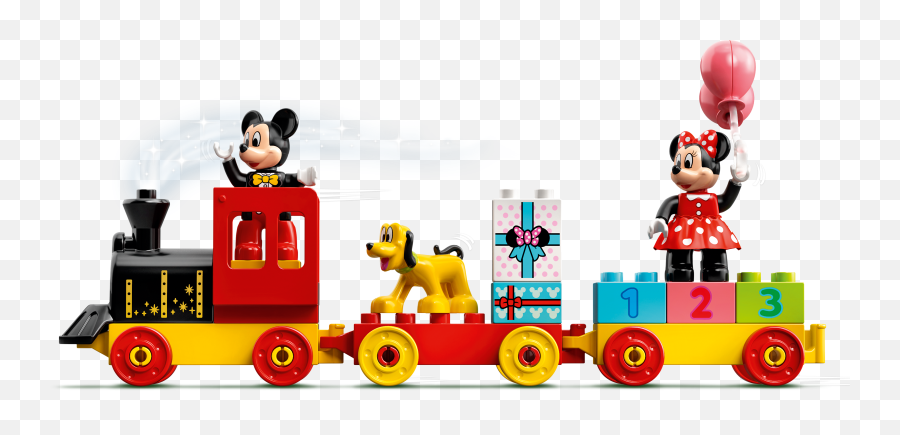 Mickey Minnie Birthday Train 10941 - Big Mickey Minnie Train Emoji,Minifigure Emotions Clip Art