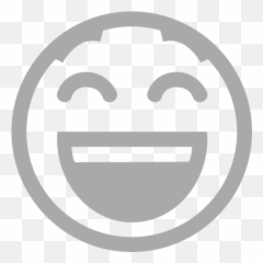 Face Smile Big Icon - Charing Cross Tube Station Emoji,Emoticon Black And Whit