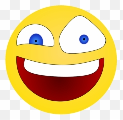 Smiley Emoji Stupid - Happy,Stupid Looking Emoticon