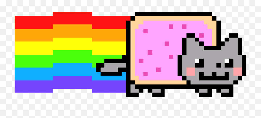 Download Nyan Cat Png Hq Png Image - 8 Bit Nyan Cat Emoji,Nyan Cat Emoji