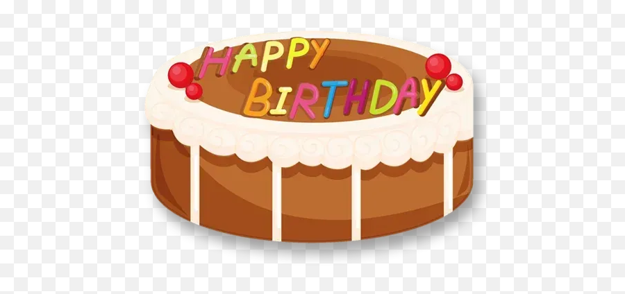 Cake Happy Birthday Sticker Pack - Stickers Cloud Cake Decorating Supply Emoji,Emojis On Cake