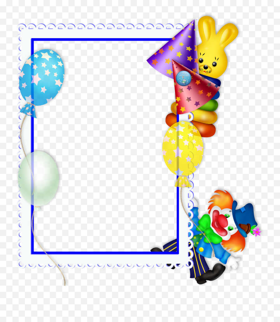 Birthday Frame Png Elegant Happy Birthday Borders - You Can Border Birthday Frame Png Emoji,Happy Birthday Emoticon In French