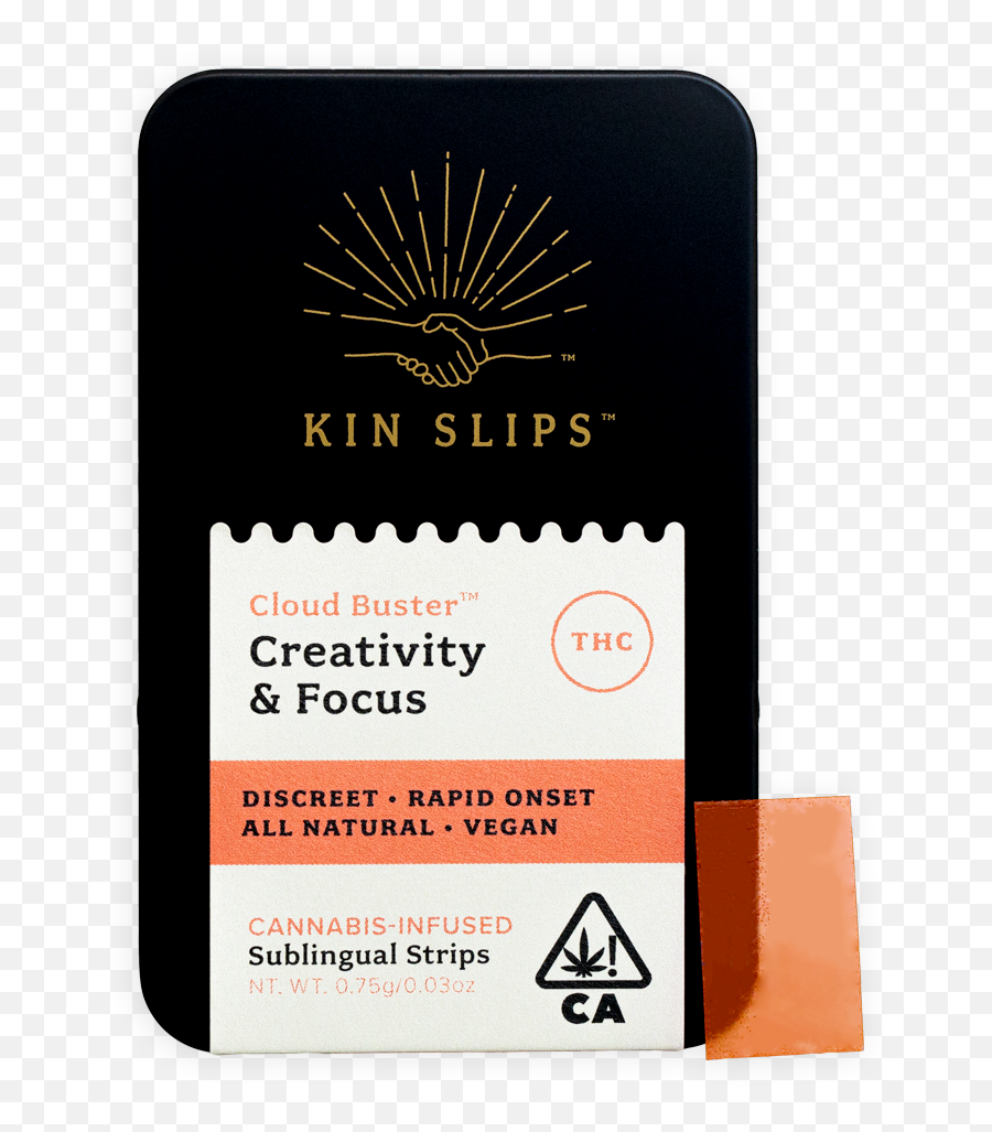 Kin Slips Cloud Buster 10mg Thc 10 Pack Sublingual Emoji,Kin Emojis