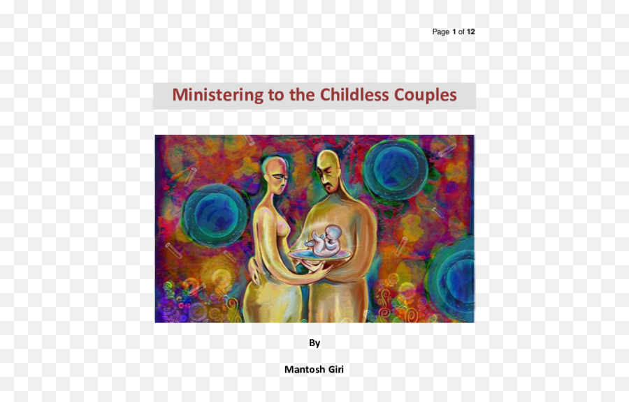 Pdf Ministering To The Childless Couples Mantosh Giri Emoji,Baby Ogu Emoticon Png