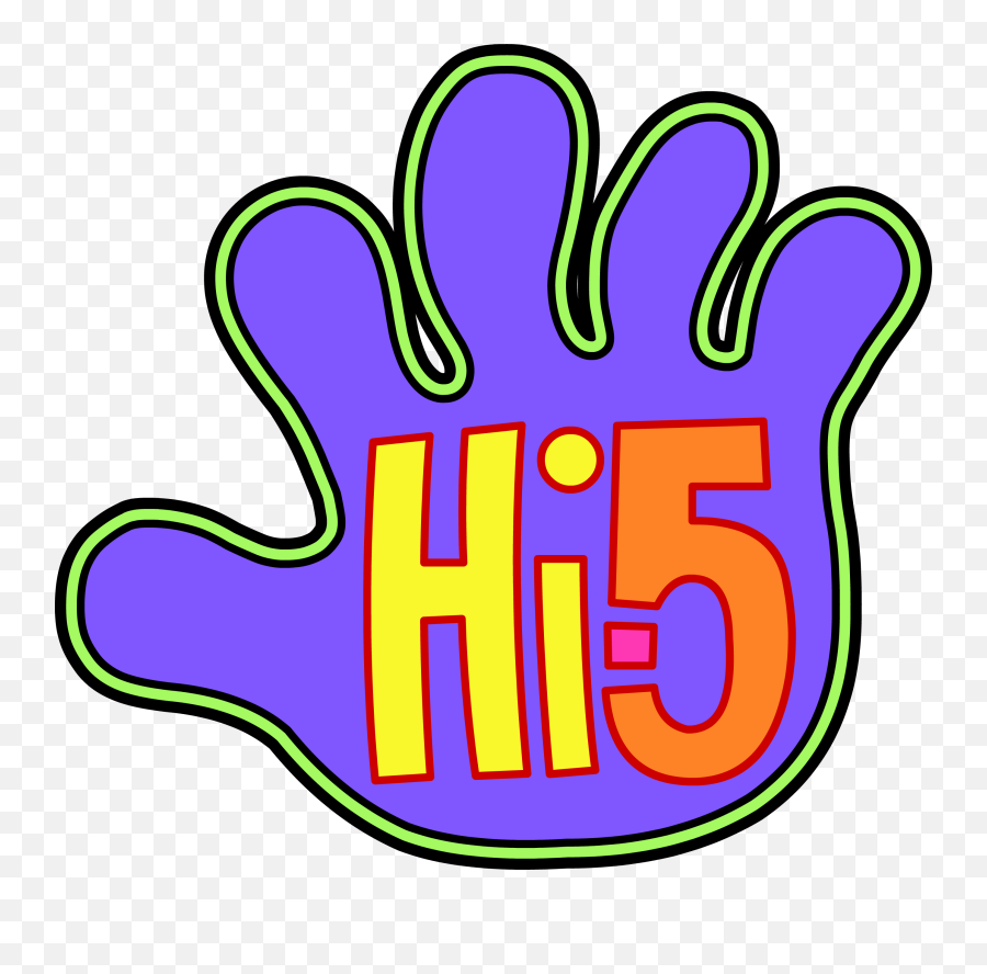 Image Hi 5 Theme 9 10 Png Hi 5 Tv Wiki Fandom Powered By - Hand High Five Cartoon Emoji,Hi Five Emoji Movie
