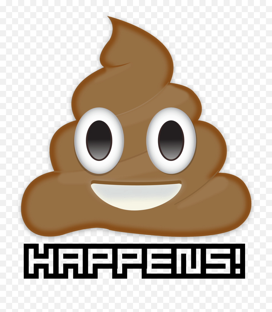 Shit Happens Emoji Pile Of Poo T - Shirts Emojiprints Clip Art,Emoji Joggers Mens