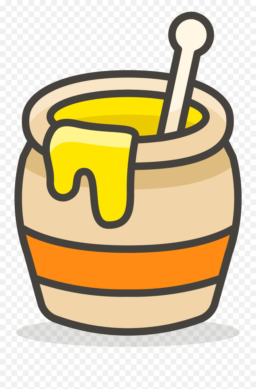 Honey Pot Emoji Clipart - Honeypot Icon,Pot Emojis