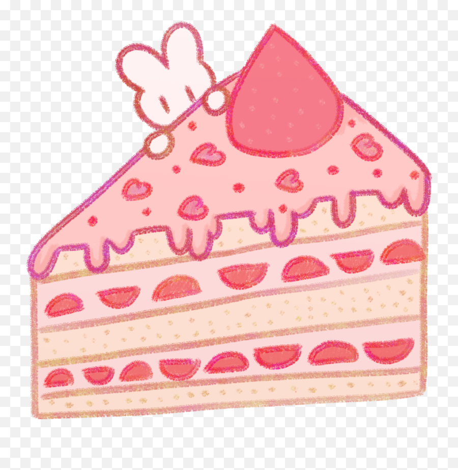 Freetoeditcute Cake Pink Food Pastel Kawaii Remixit Emoji,Cow Pie Emoji