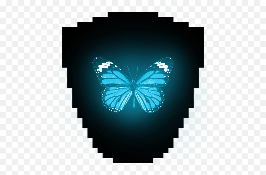 Knights Shield Butterfly Nightdesign Emoji,Orange Butterfly Emoji